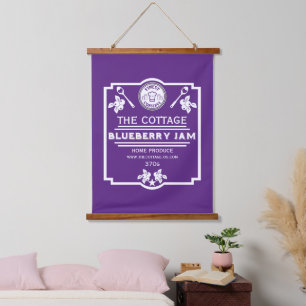 Tapisserie Suspendue Vendeur de confiture Blueberry