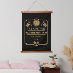 Tapisserie Suspendue Vendeur de confiture Blueberry