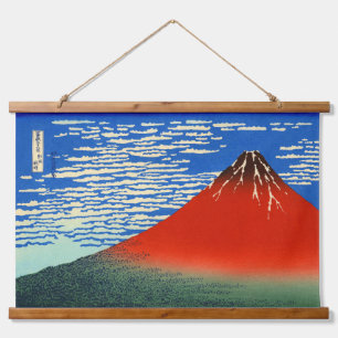 Tapisserie Suspendue Vent du sud, ciel clair Katsushika Hokusai 1830 