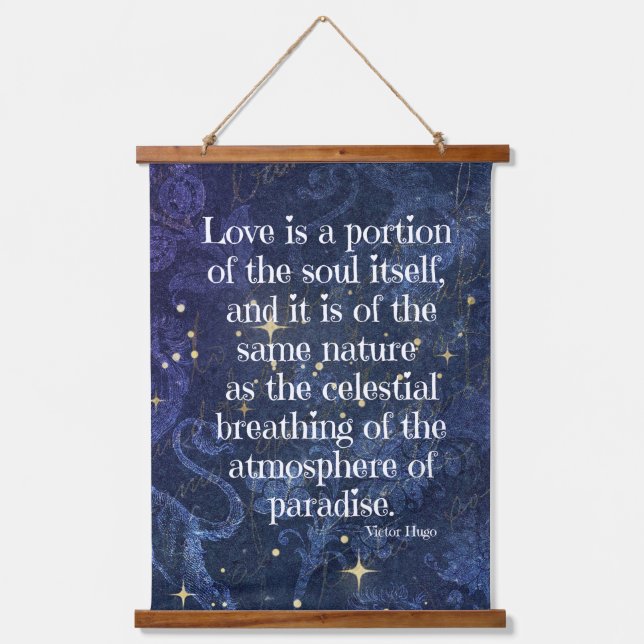 Tapisserie Suspendue Victor Hugo inspiré (Recto)