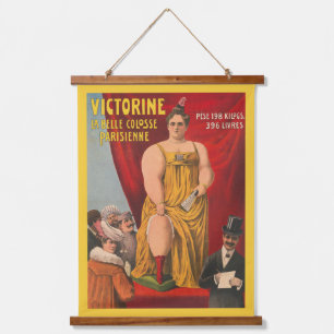 Tapisserie Suspendue Victorine, La Belle Grande Femme Parisienne
