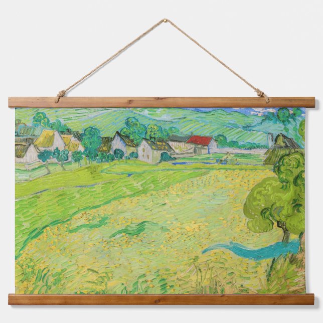 Tapisserie Suspendue Vincent van Gogh - Vue des Vessenots près d'Auvers (Devant)