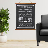 Vintage Chalkboard Style Promesse d'allégeance
