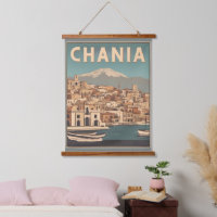 Vintage Chania City Souvenirs cree grèce voyage