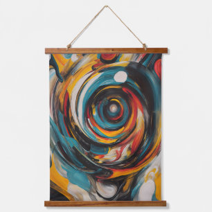 Tapisserie Suspendue Vortex tourbillonnant Expressionnisme Abstrait Art