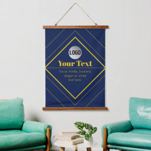 Tapisserie Suspendue Votre logo et modèle de design personnalisable