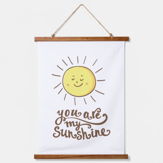 Tapisserie Suspendue Vous Êtes Mon Soleil (Recto)