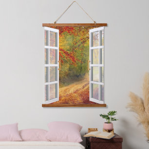 Tapisserie Suspendue Vue automne et automne rustique