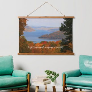 Tapisserie Suspendue Vue sur le lac Kinzua Pittoresque rustique