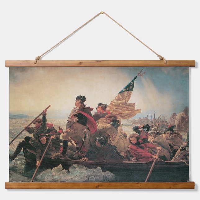 Tapisserie Suspendue Washington traversant le Delaware par Emanuel Leut (Devant)