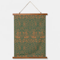 William Morris Frère Lapin Ambre Noir Motif
