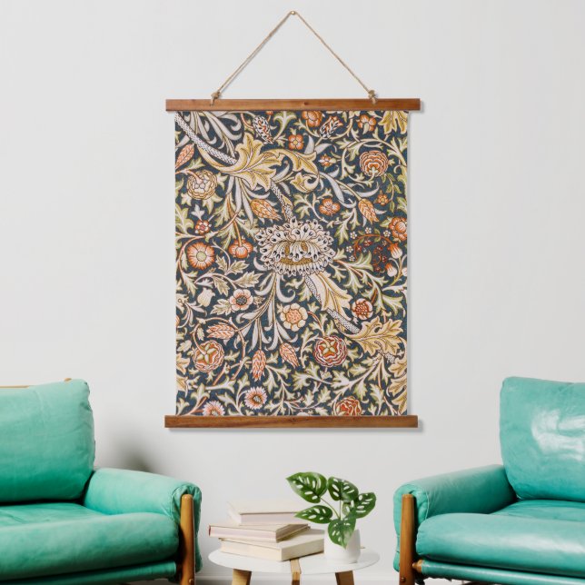 Tapisserie Suspendue William Morris Trent Garden Flower Motif classique (Salon)