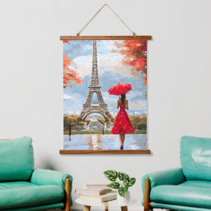 Tapisserie Suspendue Wind Romance Paris Chic Walk