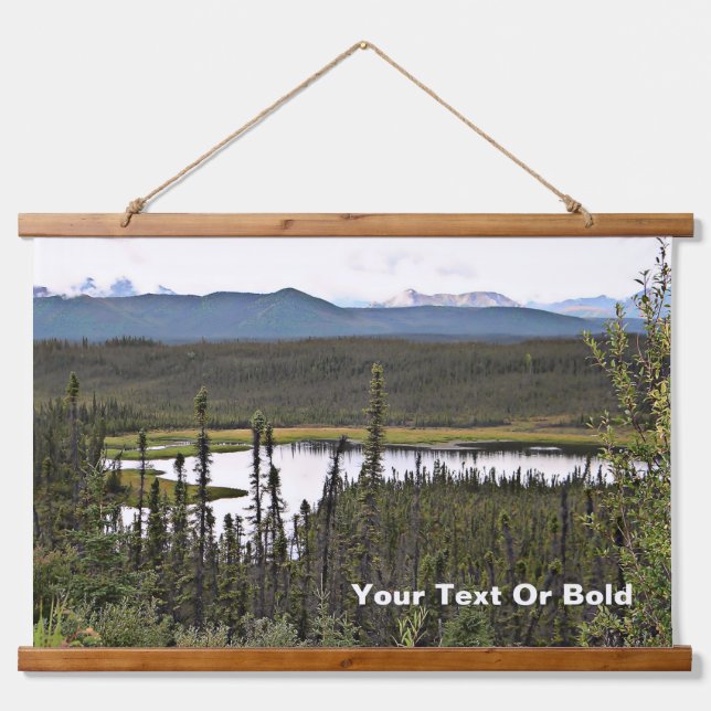 Tapisserie Suspendue Yukon Pond (Devant)