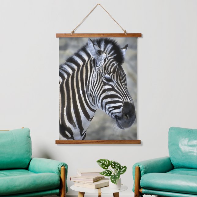 Tapisserie Suspendue Zebra Lovers Art Douche rideau (Salon)