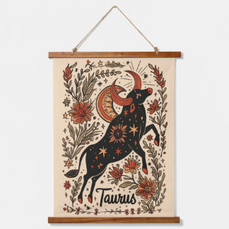 Tapisserie Taurus Zodiaque céleste Art