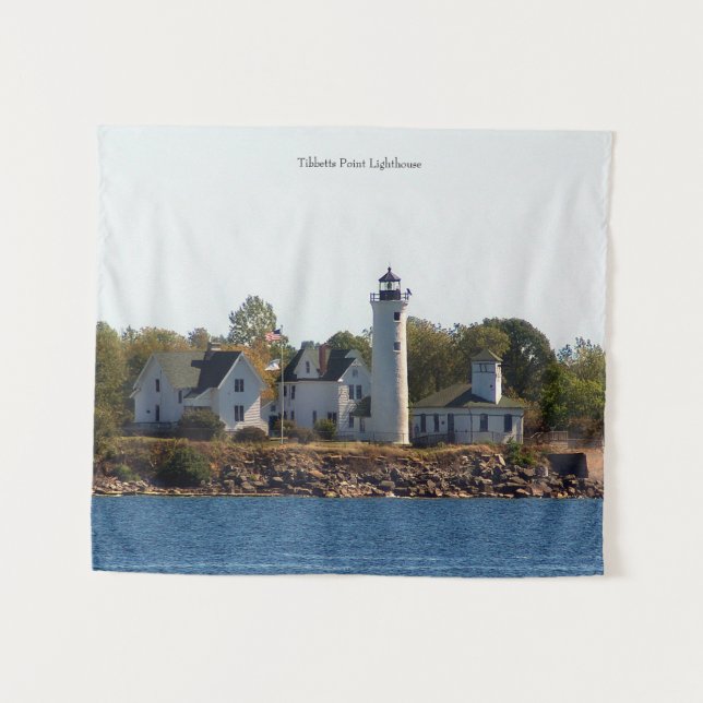 Tapisserie Tibbetts Point Lighthouse Wandteppich (Vorderseite (Horizontal))