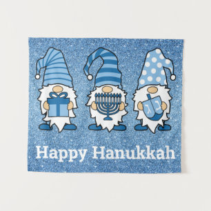 Tapisserie trio de Hanoukka Gnomes