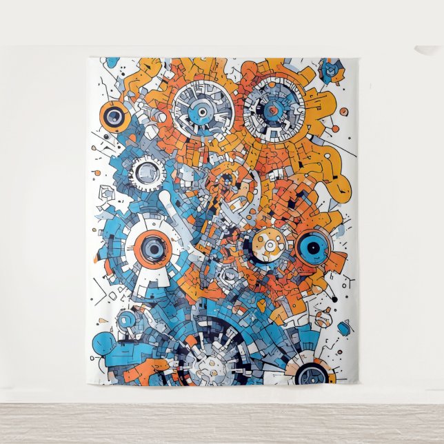 Tapisserie V-Pulse 2 (Devant)
