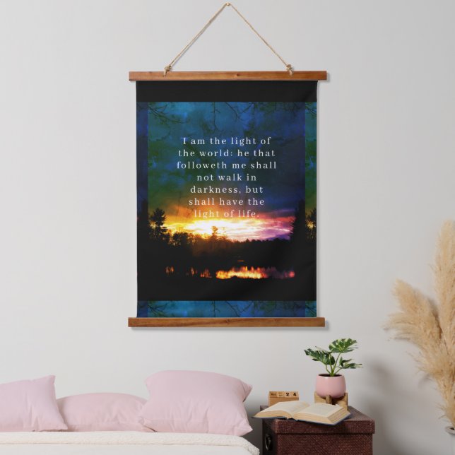 Tapisserie Wandteppich Mit Holzrahmen (Schlafzimmer)