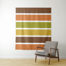 Tapisserien aus Retro-Streifen