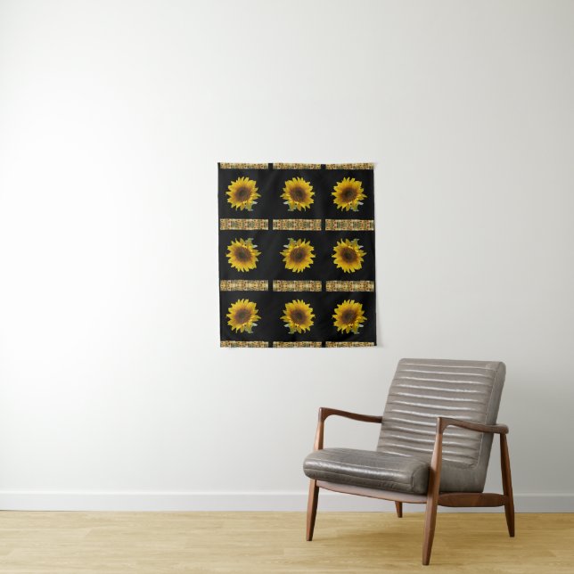 Tapisserien Sonnenblumen Wandteppich (Beispiel)