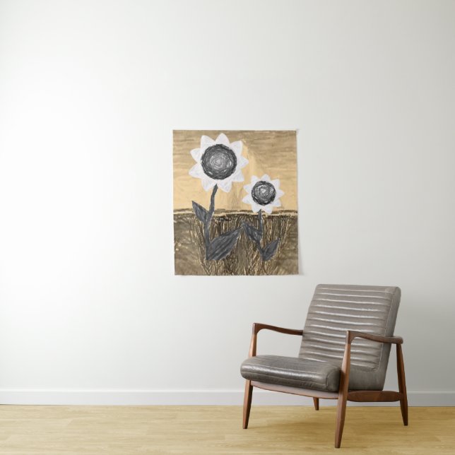 Tapisserien Sonnenblumen Wandteppich (Beispiel)
