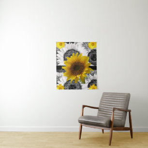 Tapisserien Sonnenblumen Wandteppich