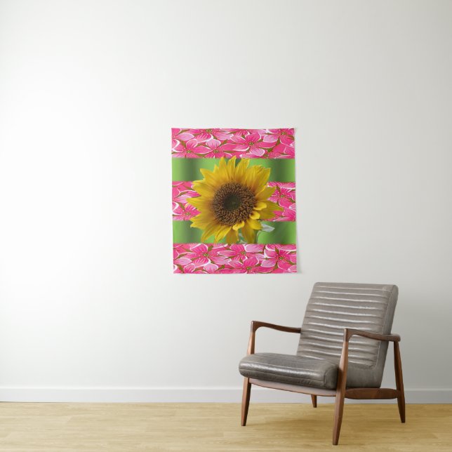 Tapisserien Sonnenblumen Wandteppich (Beispiel)