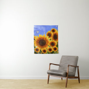 Tapisserien Sonnenblumen Wandteppich