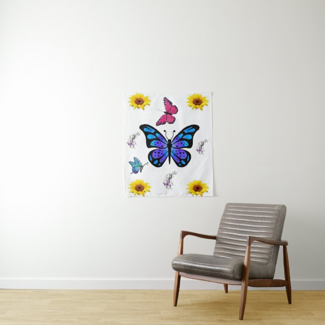 Tapisserien Sonnenblumen Wandteppich (Beispiel)