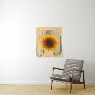 Tapisserien Sonnenblumen Wandteppich
