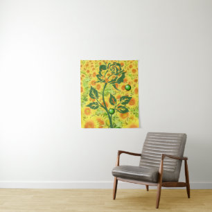 Tapisserien Sonnenblumen Wandteppich