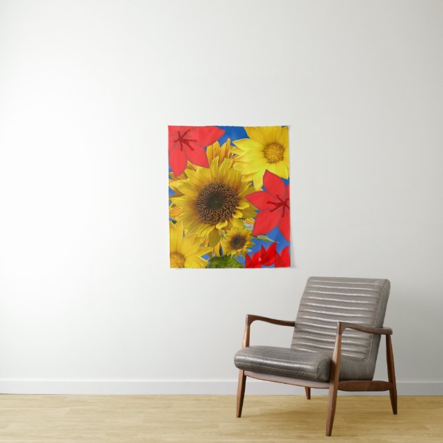 Tapisserien Sonnenblumen Wandteppich (Beispiel)
