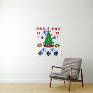 Tapisserien Weihnachten Wandteppich