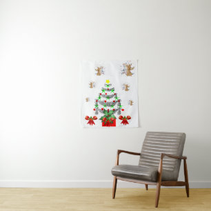 Tapisserien Weihnachten Wandteppich
