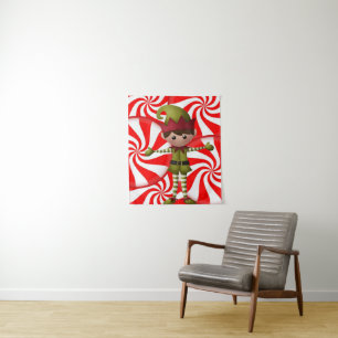 Tapisserien Weihnachtself Wandteppich
