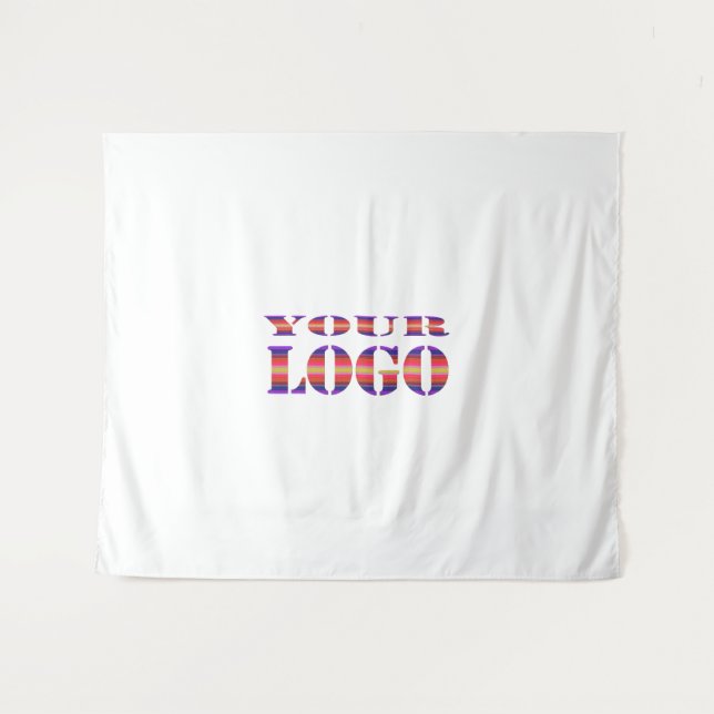 Tapisseries de douche de mariée Ajouter un logo Cr (Devant (Horizontal))