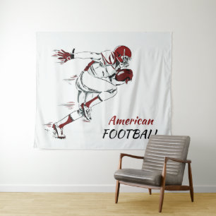 Tapisseries du Lecteur de football de texte person