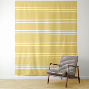 Tapisseries Motifs à rayures jaunes