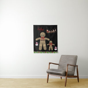 Tapisseries Noël Bonhomme en pain d'épices