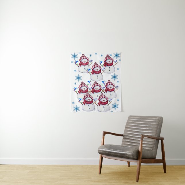 Tapisseries Snowman (En situation)