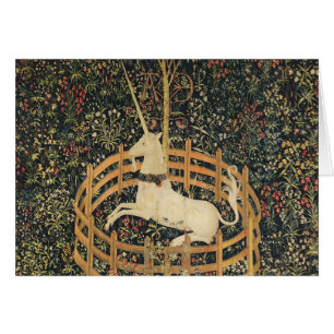 Tapisseries Unicorne Captivité Tapisserie médiéval