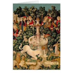 Tapisseries Unicorne Trouvé Légende Mythique