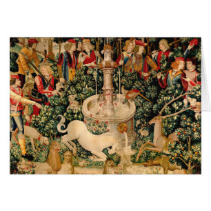 Tapisseries Unicorne Trouvé Légende Mythique