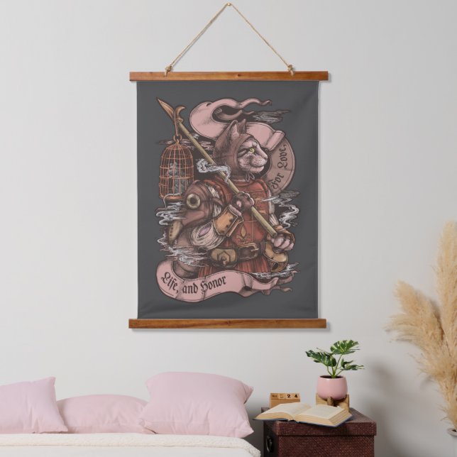 Tapisseries vintages Cat Knight (Chambre à coucher)
