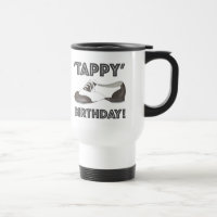 Tappy Birthday Schwarz-weiß Gestochen Tanzlehrer S