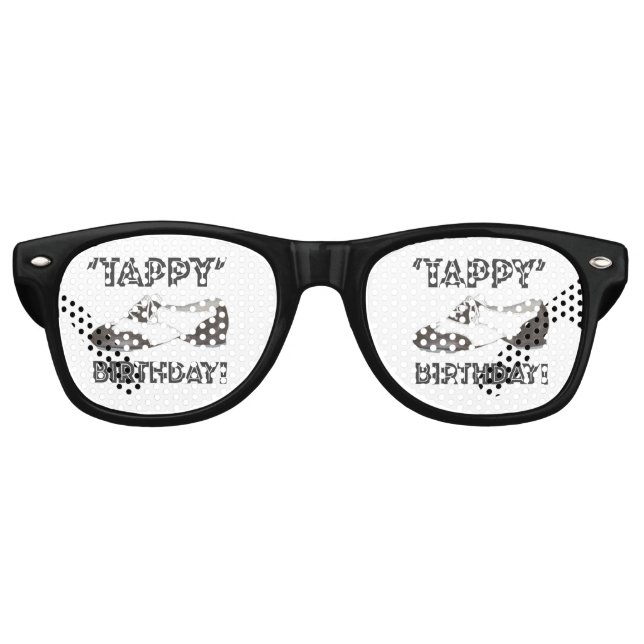 Tappy Happy Birthday Bday Stich Dance Tapdance Sho Partybrille (Vorderseite)