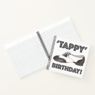 Tappy Happy Birthday Stich Tance Teacher Tapdance Notizbuch