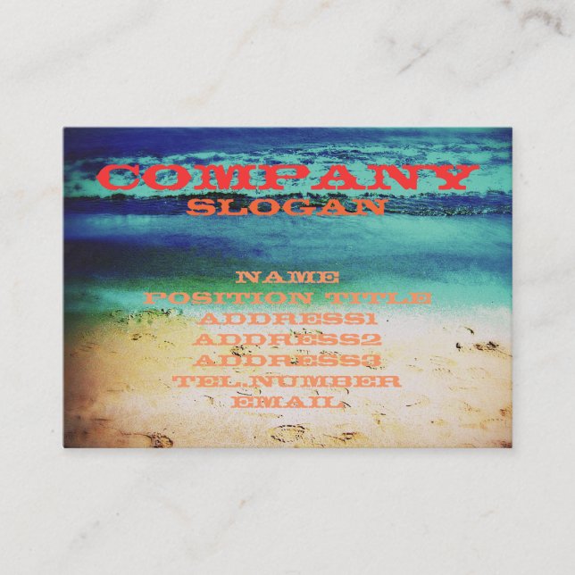 Taquila Sonnenaufgang Visitenkarte (Vorderseite)